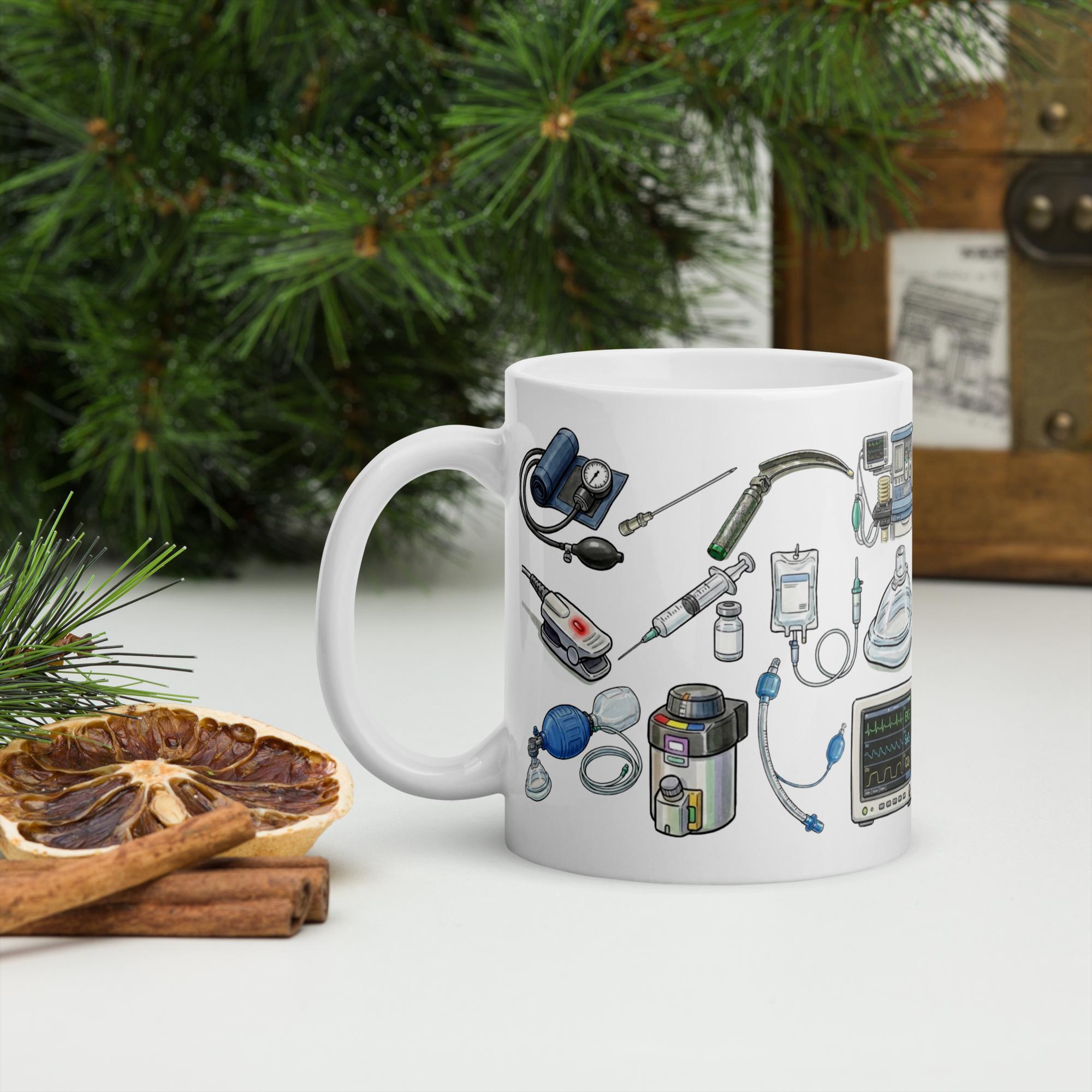 Anesthesia Icons Coffee Mug