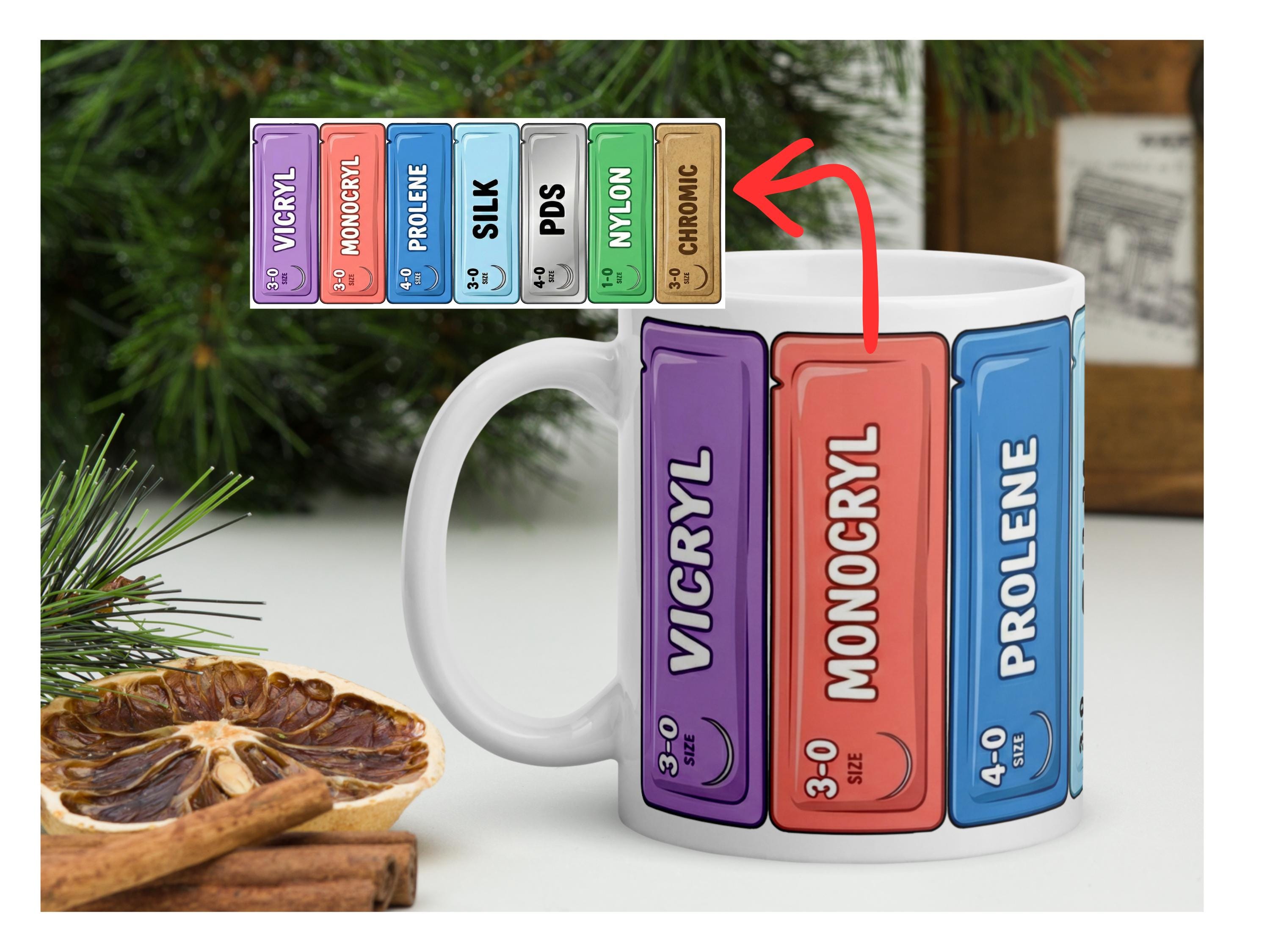 Surgery Sutures Coffee Mug