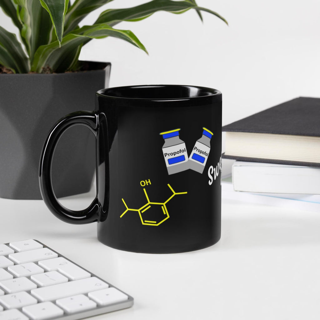 Anesthesia Themed Ceramic Coffee Mug | Anesthesiologist, CRNA, SRNA, Nurse Anesthetist Gift | Doctor, Resident, Medical Student | Propofol |