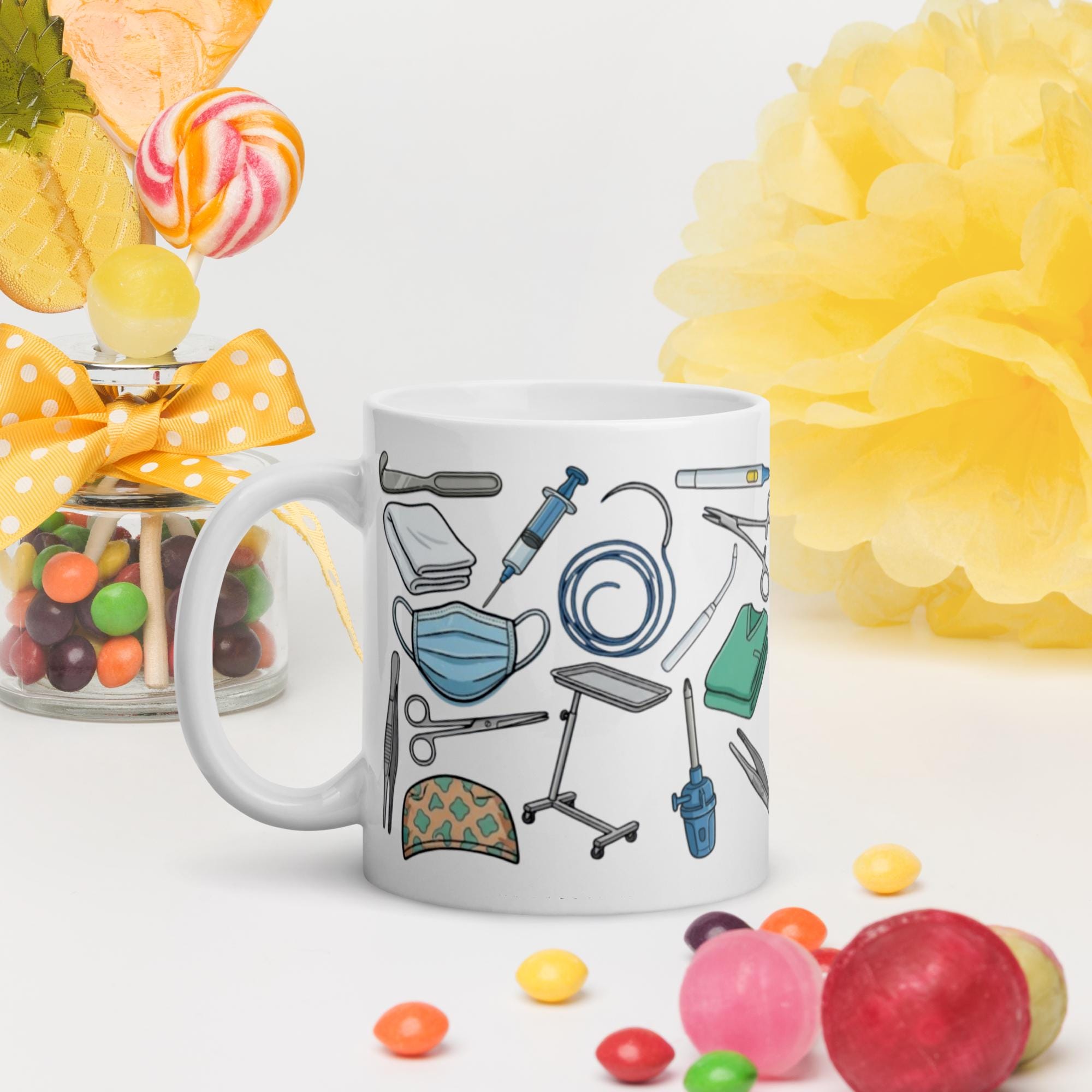 Operating Room Surgical Instruments Coffee Mug