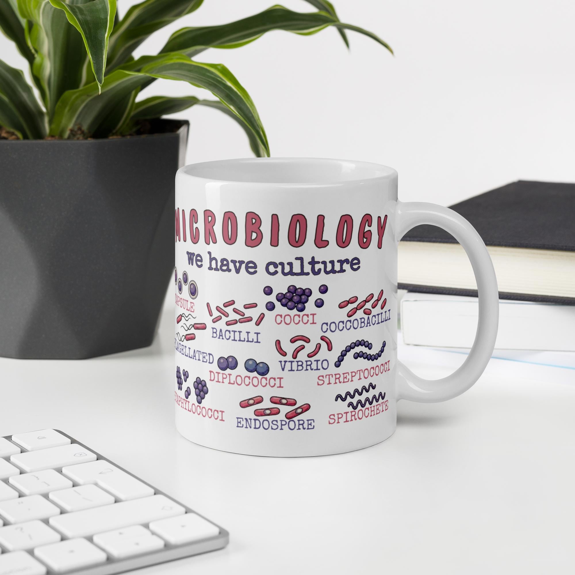 Microbiology Themed Coffee Mug