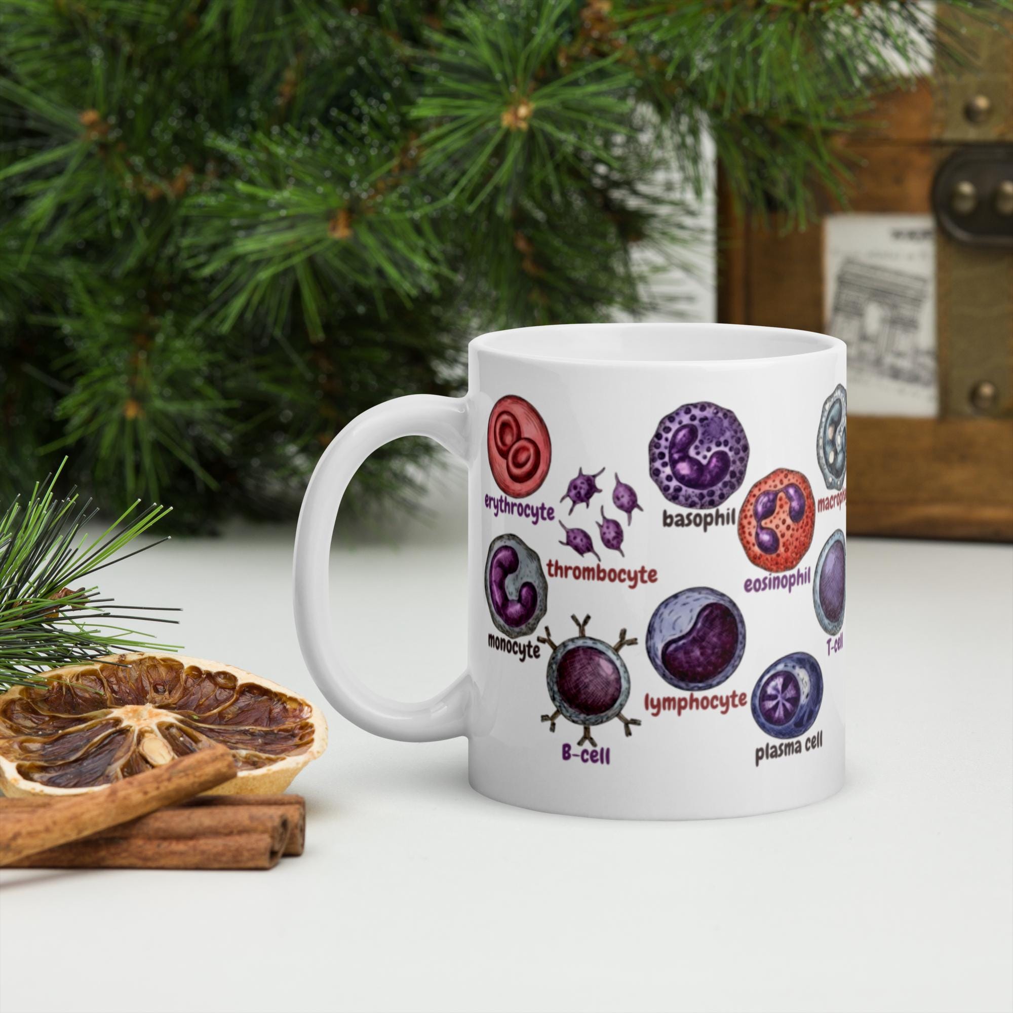 Hematology & Phlebotomy Blood Cells Coffee Mug