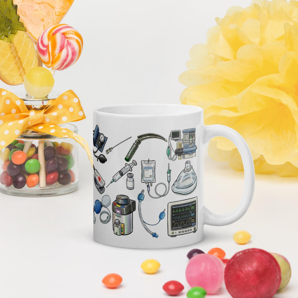 Anesthesia Icons Coffee Mug