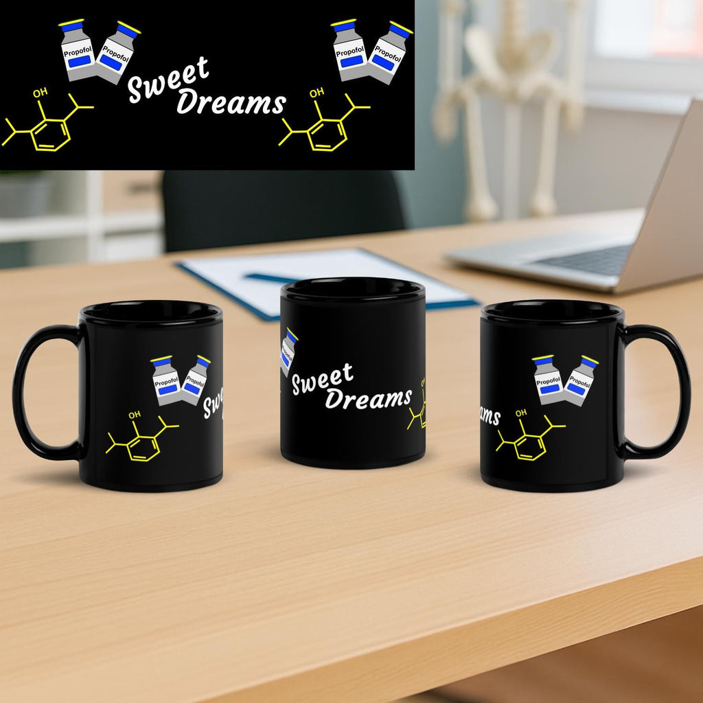 Anesthesia Themed Ceramic Coffee Mug | Anesthesiologist, CRNA, SRNA, Nurse Anesthetist Gift | Doctor, Resident, Medical Student | Propofol |