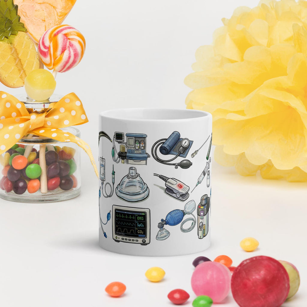Anesthesia Icons Coffee Mug