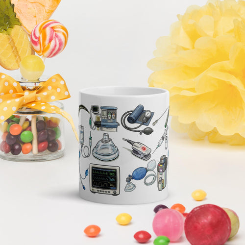 Anesthesia Icons Coffee Mug
