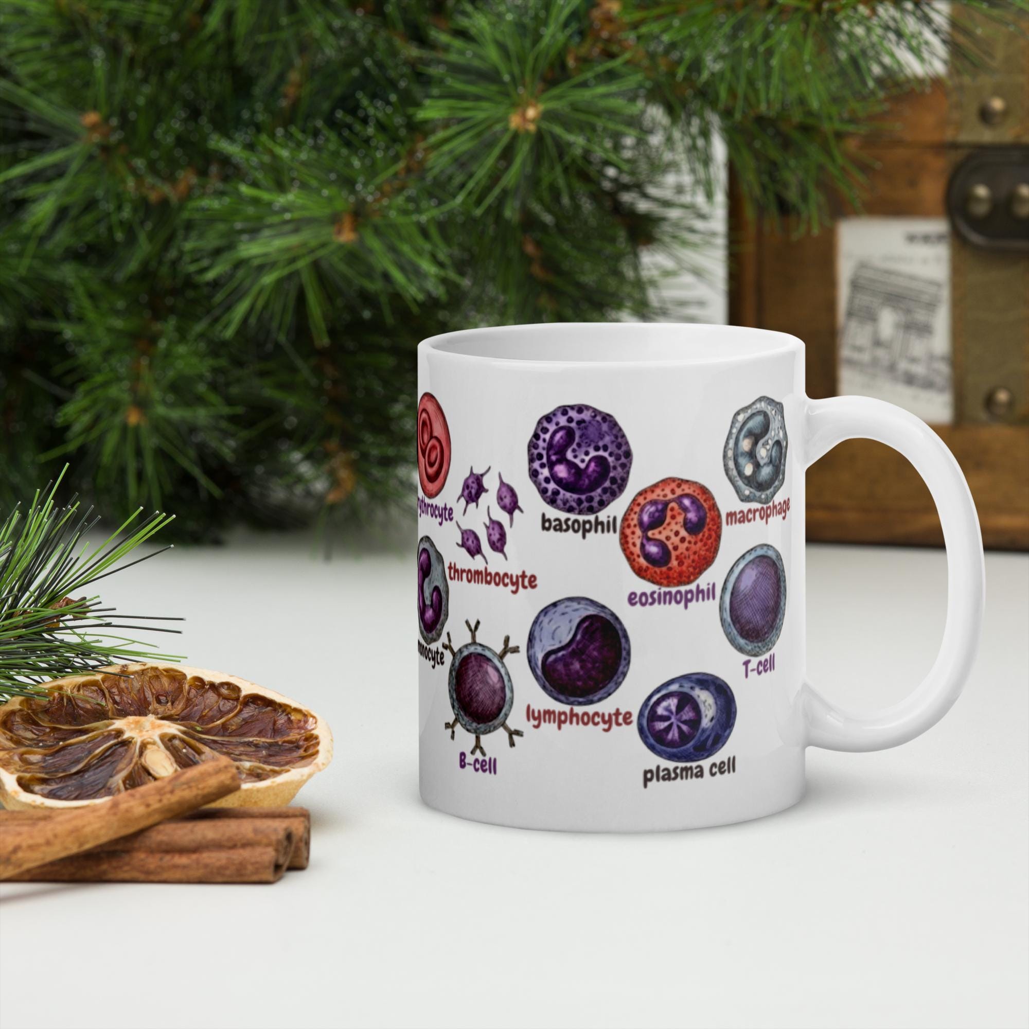 Hematology & Phlebotomy Blood Cells Coffee Mug