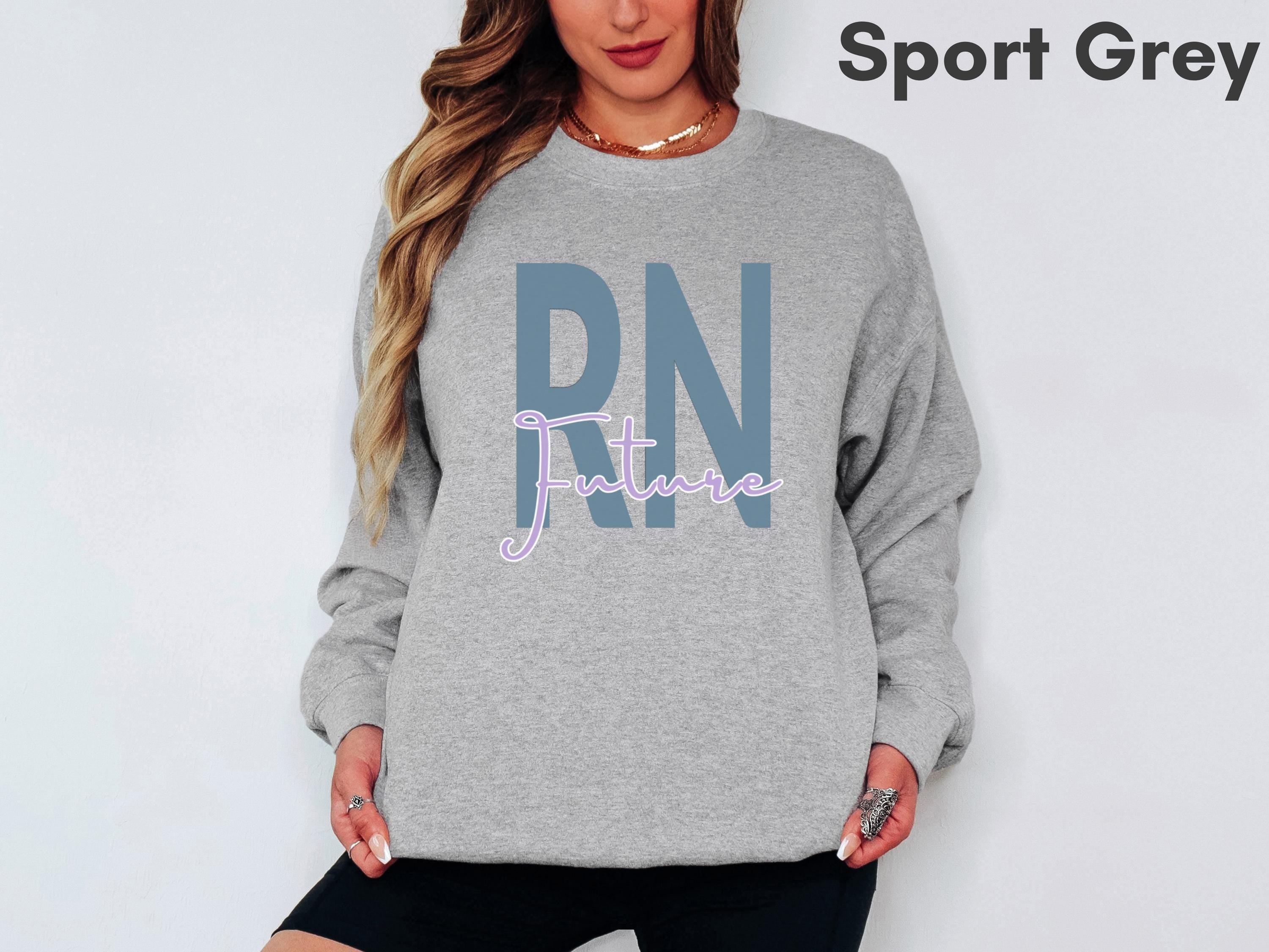 Cute Future RN Sweatshirt for Nursing School Student | Future Registered Nurse Gift | RN In The Making | Nursing Student Fleece | NCLEX Exam