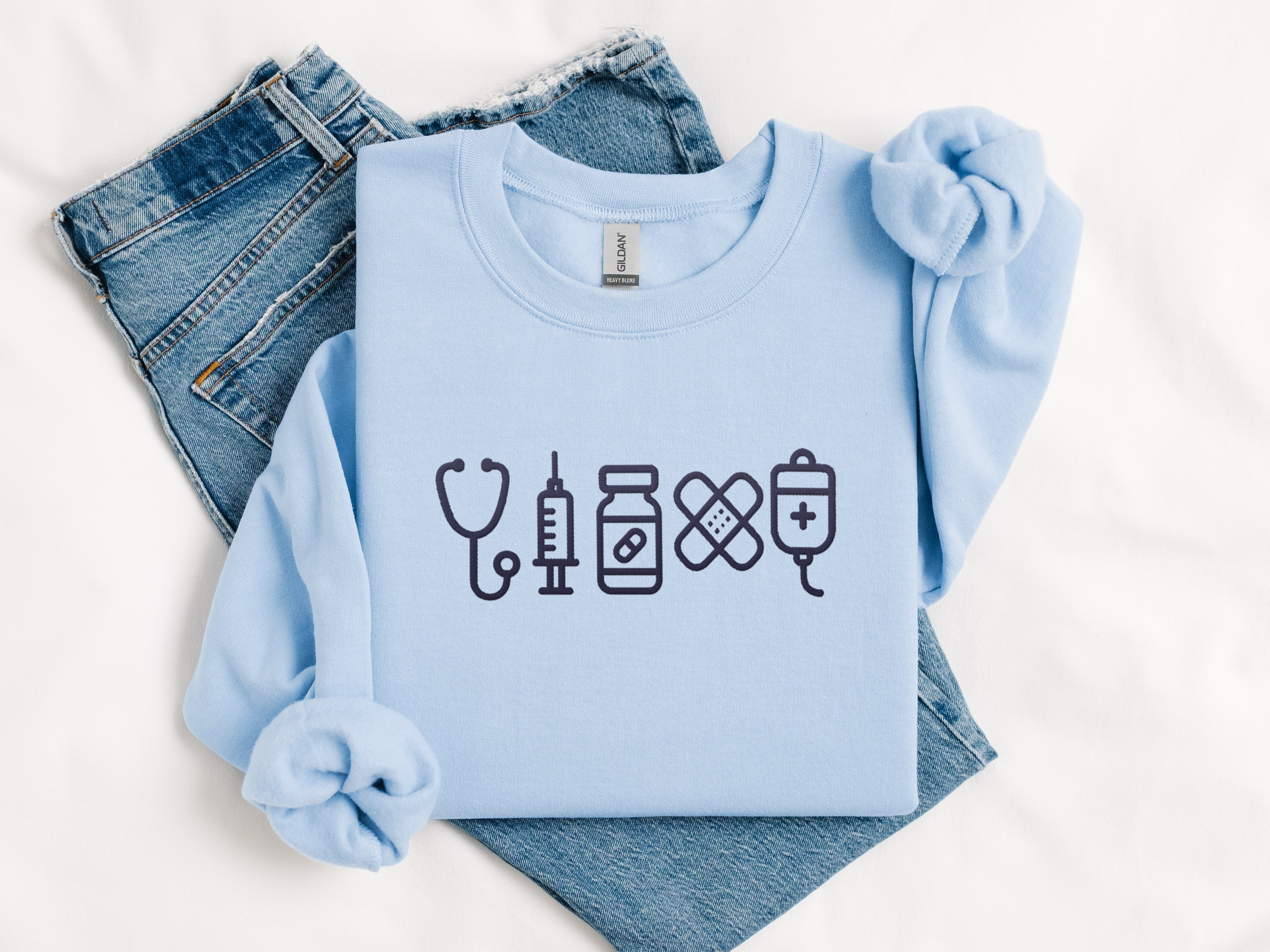 Embroidered Healthcare Sweatshirt