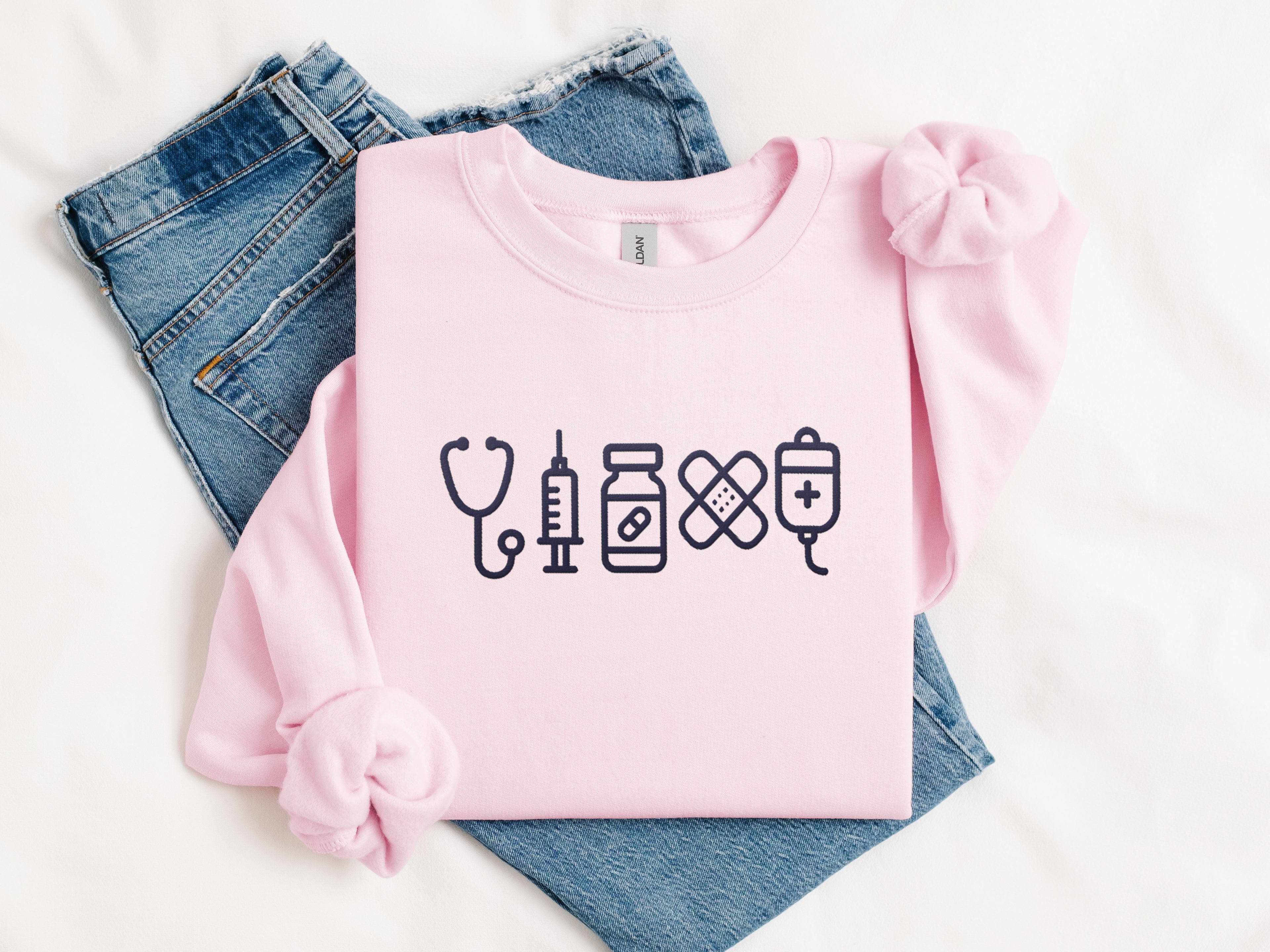 Embroidered Healthcare Sweatshirt