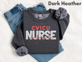 Cardiovascular and CVICU Nurse EKG & Heart Sweatshirt | Cardiac Intensive Care Unit RN Sweater | New Nurse and Nursing School Grad Gift