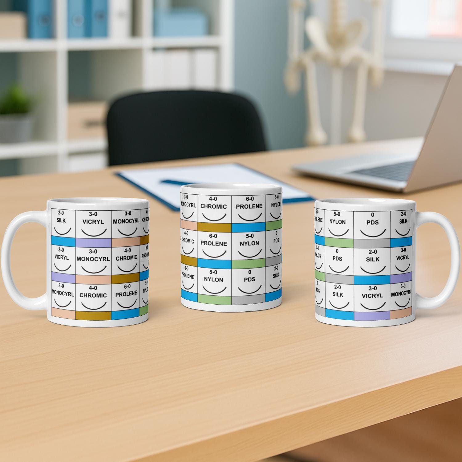 Suture Themed Coffee Mug