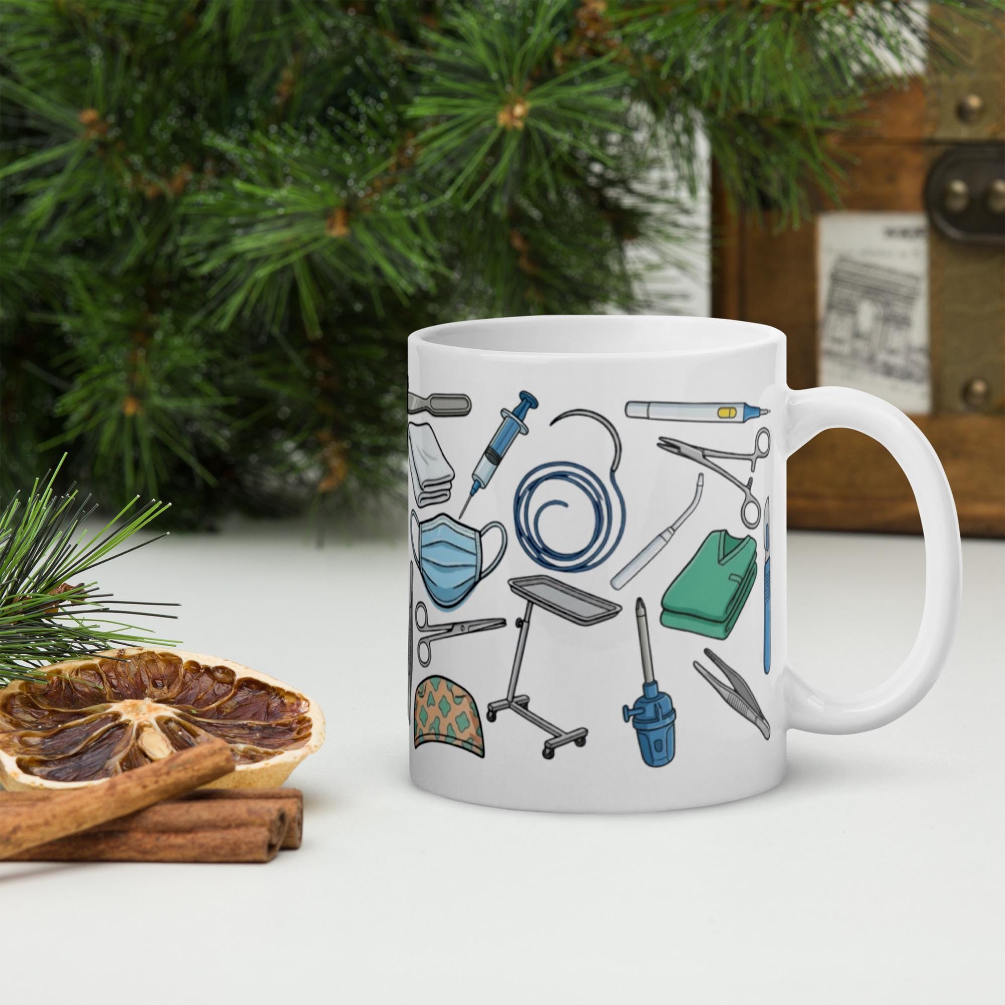 Operating Room Surgical Instruments Coffee Mug