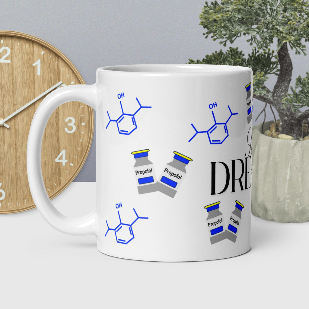 Anesthesiology Themed Coffee Mug For Anesthesiologist & CRNA | RN, Resident, Doctor, Physician Gift | Operating Room, Med School |  Propofol