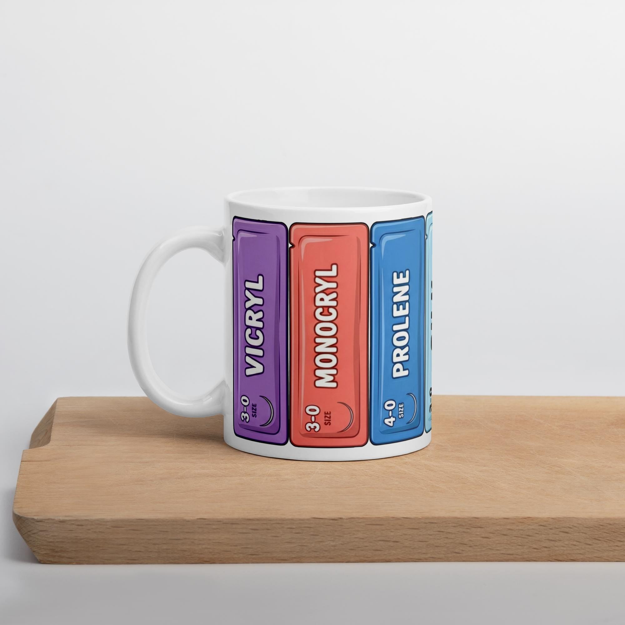 Surgery Sutures Coffee Mug