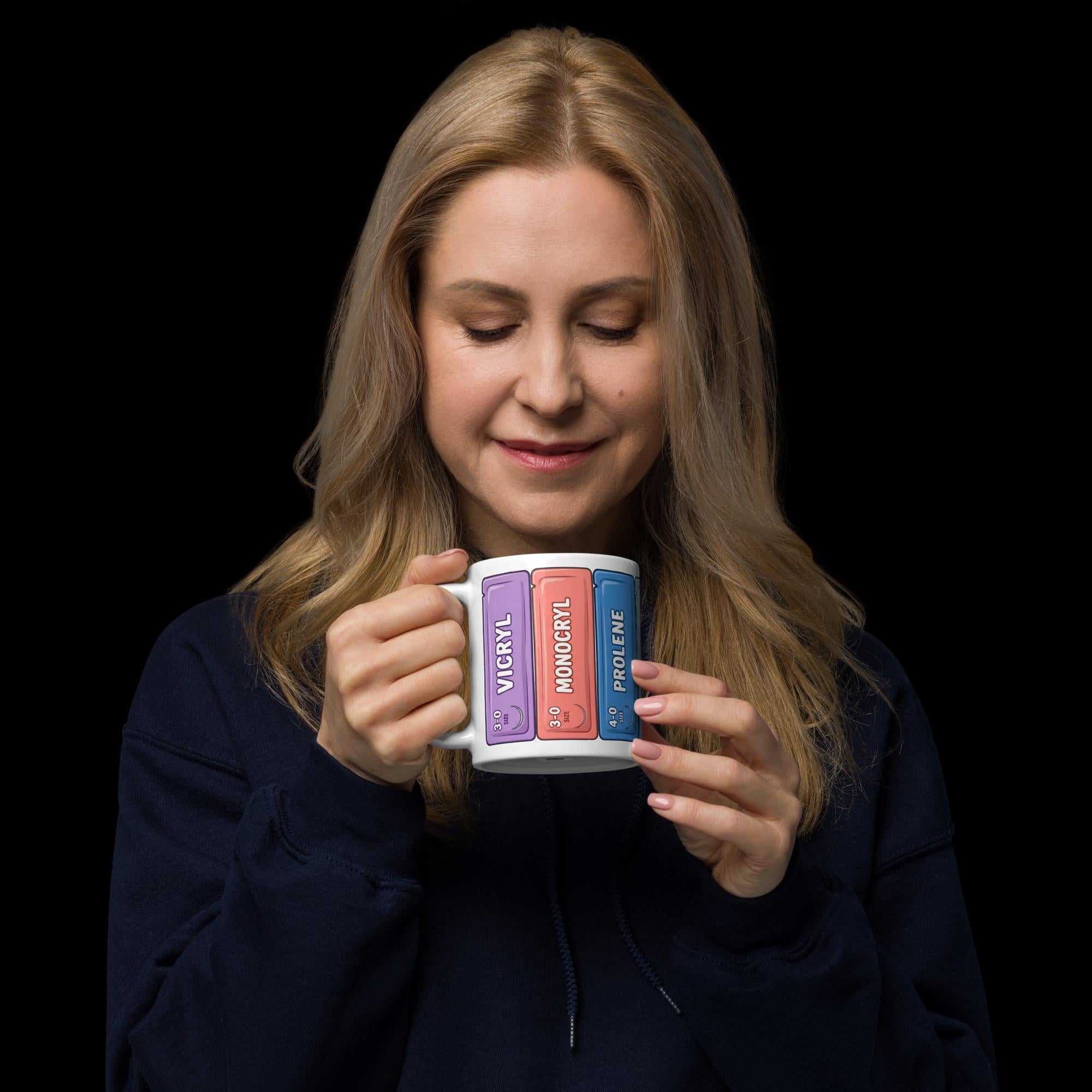 Surgery Sutures Coffee Mug