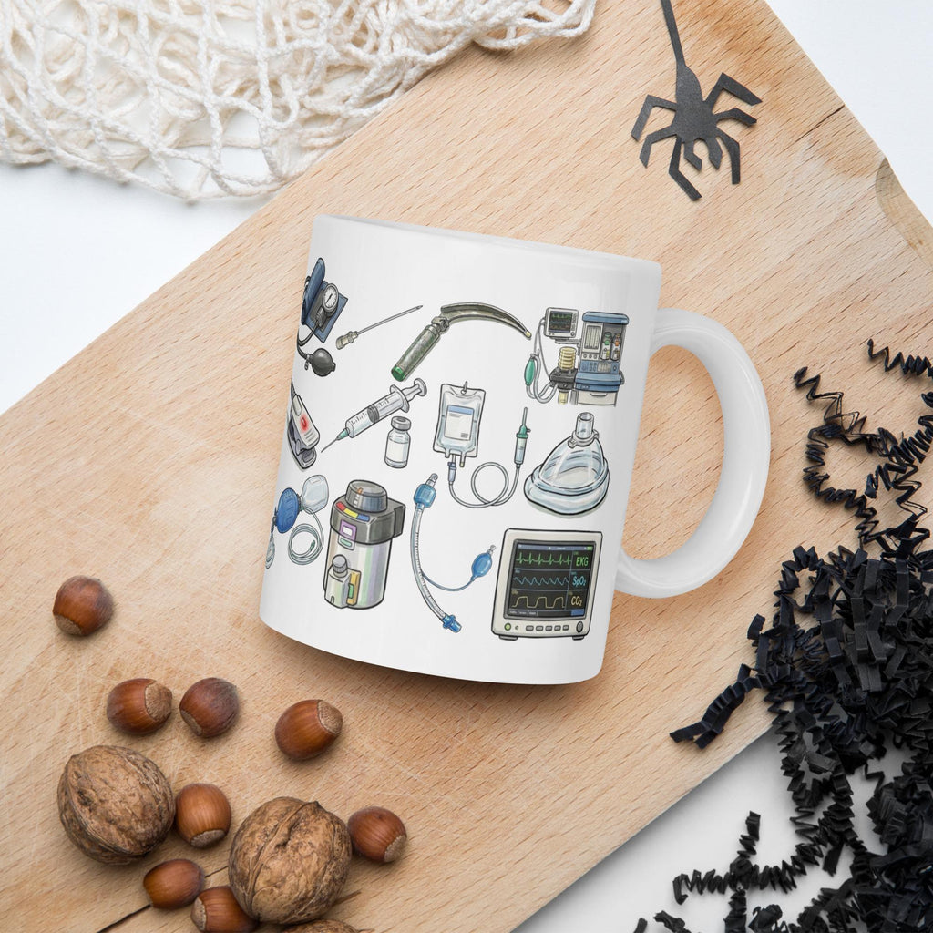 Anesthesia Icons Coffee Mug