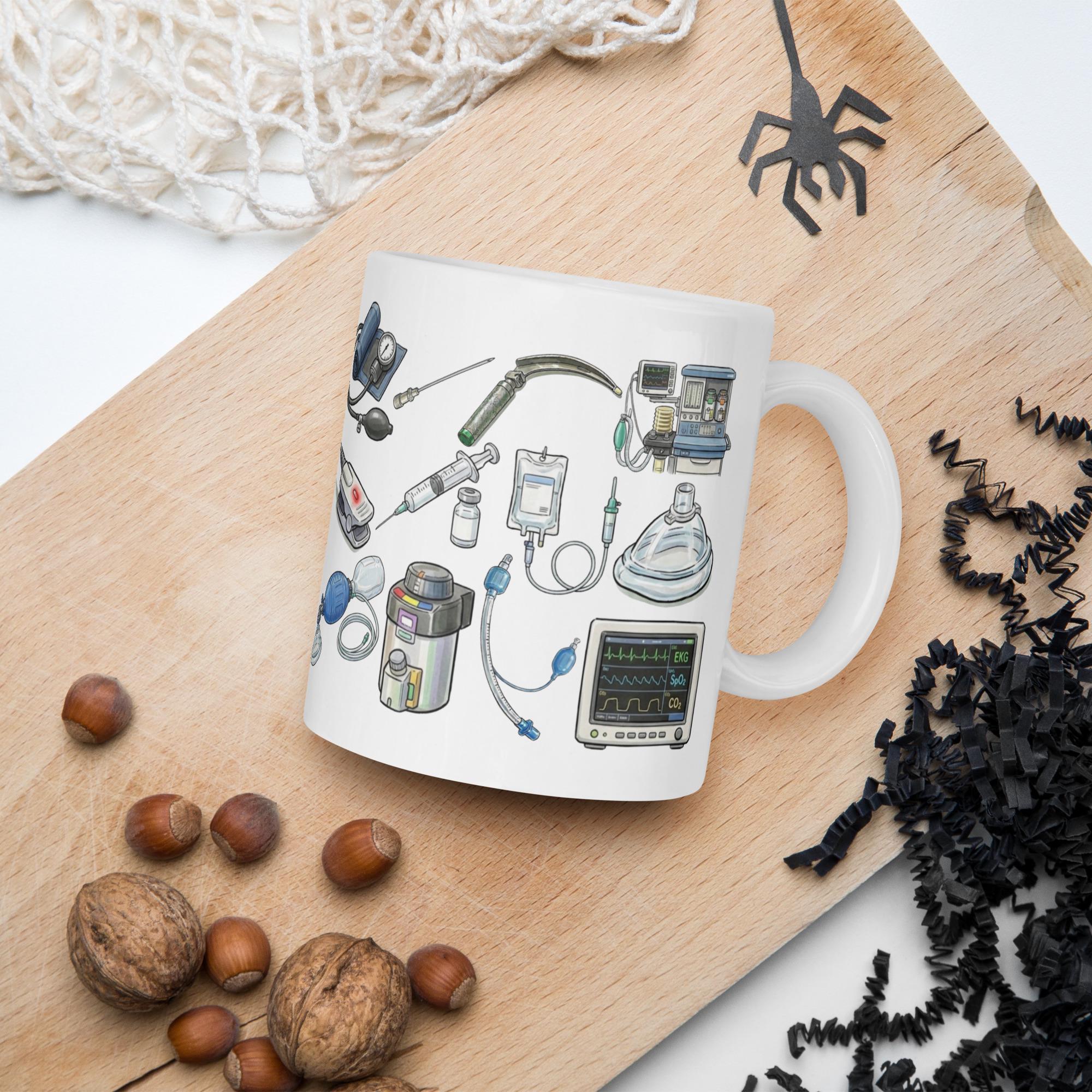 Anesthesia Icons Coffee Mug