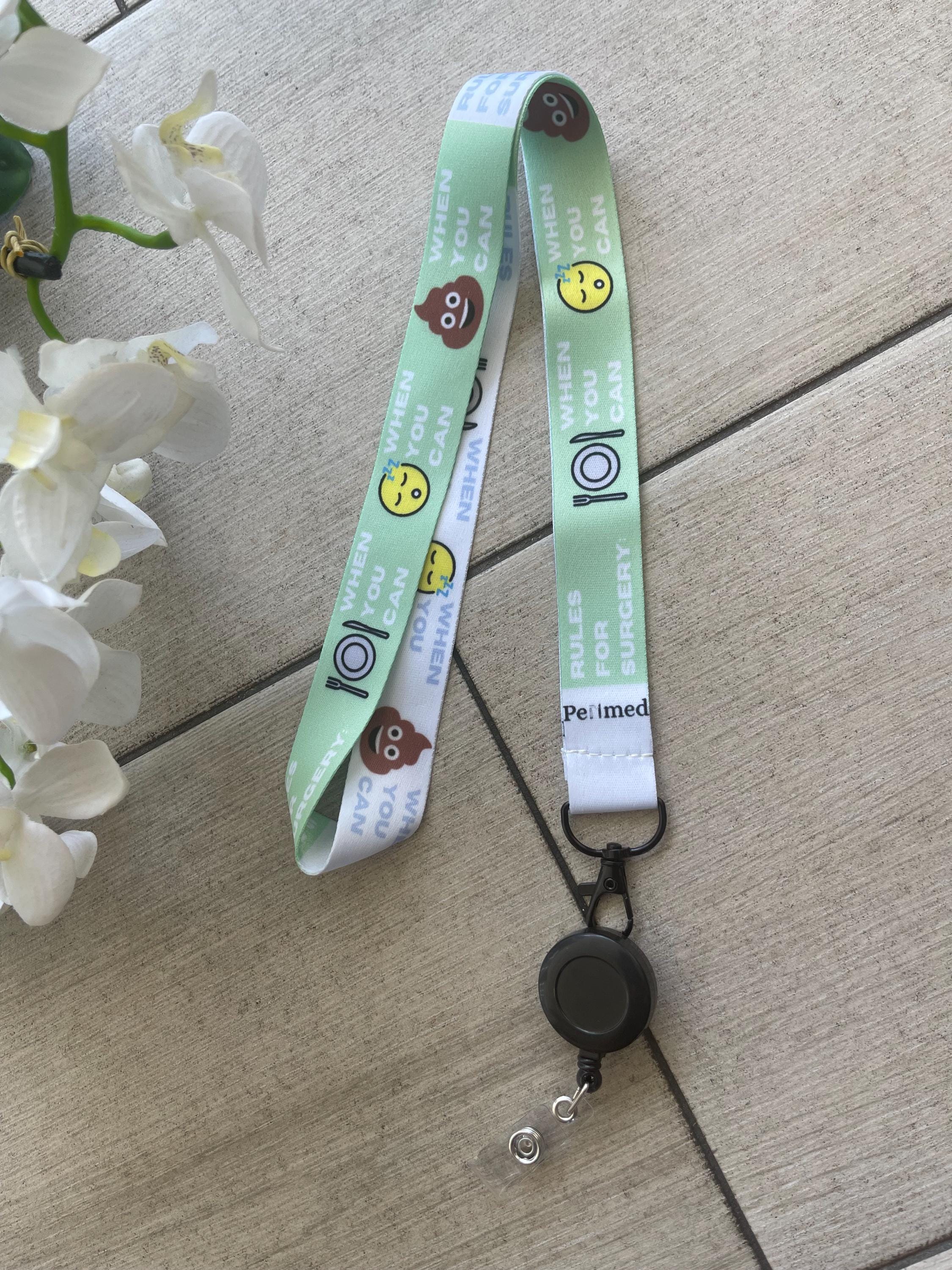 Surgery Lanyard & Hospital ID Badge Holder for Surgeon and OR Nurse | Surgical Resident, Scrub Tech Gift | Med Student, PA, Student Nurse